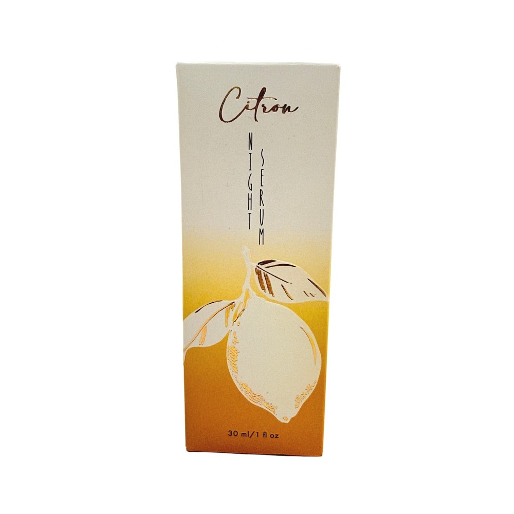 Alma's Soap Citron Night Serum 30ml 1oz Israeli Etrog Oil Vitamin C Handmade NEW
